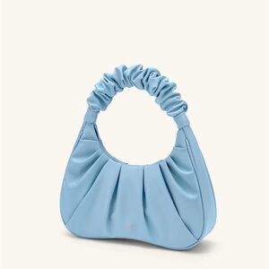 JW Pei Gabbi Ruched Hobo Handbag - Blue Ice